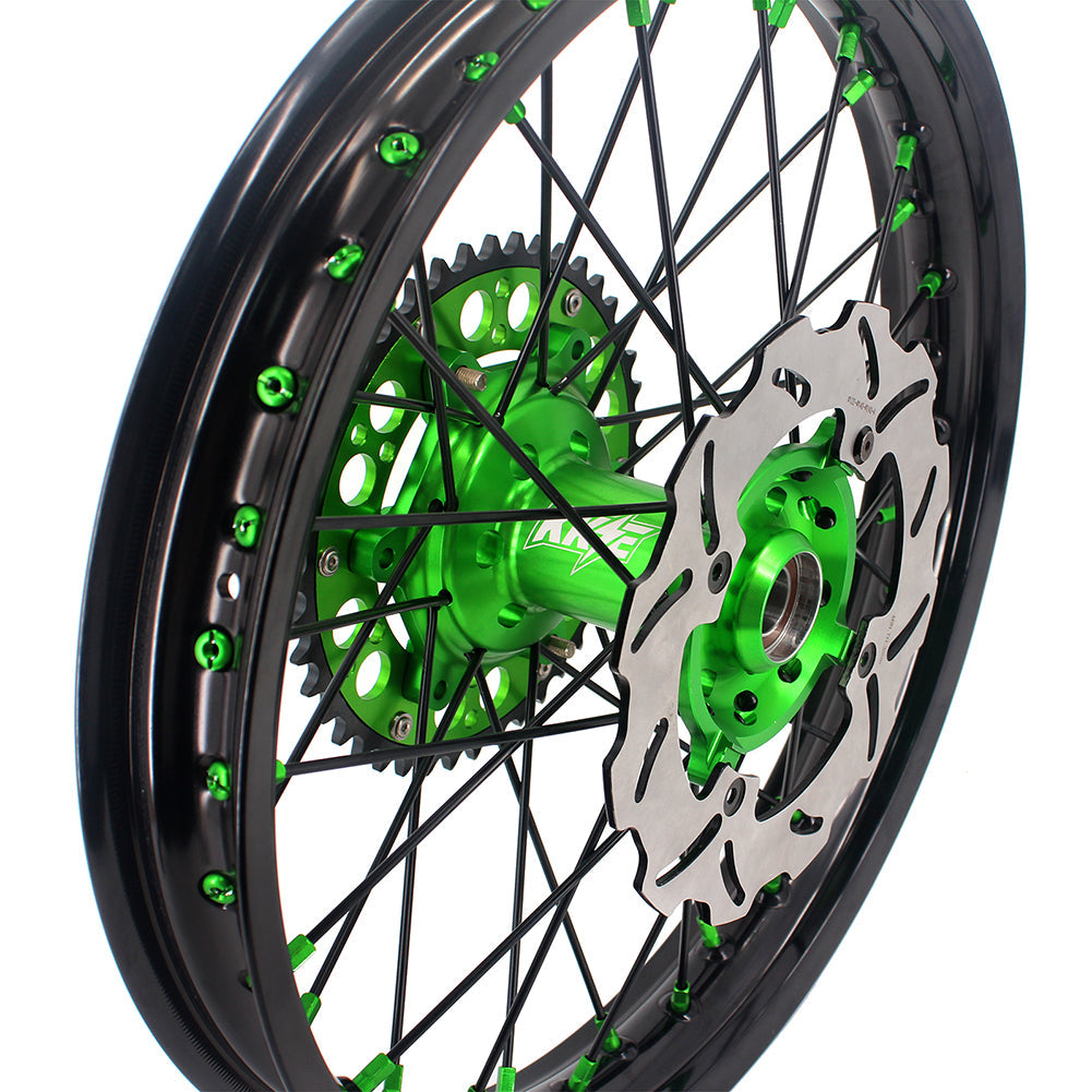 KKE KX125 KX250 1993-2002 For KAWASAKI 21" 19" Motorcycles Spoke Wheels Rims