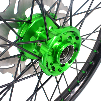 KKE KX125 KX250 1993-2002 For KAWASAKI 21" 19" Motorcycles Spoke Wheels Rims