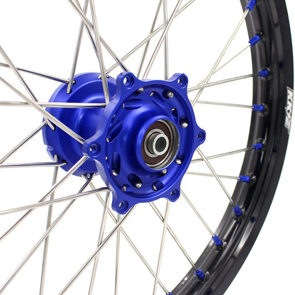 KKE For Kawasaki KX80 KX85 KX100 19/16 Big Kid's Wheels Rims Blue Nipples - Howling Moto