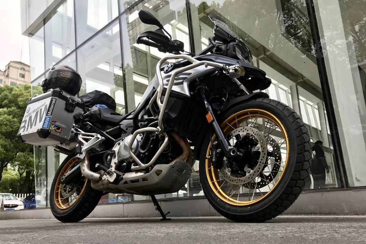 VMX-Racing 19in. 17in. Tubeless Wheels Fit For BMW F750GS 2019-2024 Gold GLM Rims
