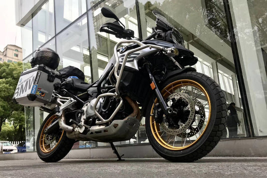 VMX-Racing 19in. 17in. Tubeless Wheels Fit For BMW F750GS 2019-2024 Gold GLM Rims