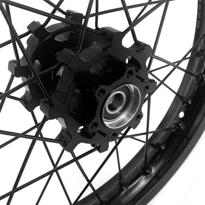 US Stock KKE 1.85*16" Electric Dirtbike Rear Wheels Rim Fit SurRon Light Bee-X 2019-2025 All Black - Howling Moto