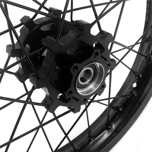 US Stock KKE 1.85*16" Electric Dirtbike Rear Wheels Rim Fit SurRon Light Bee-X 2019-2025 All Black - Howling Moto