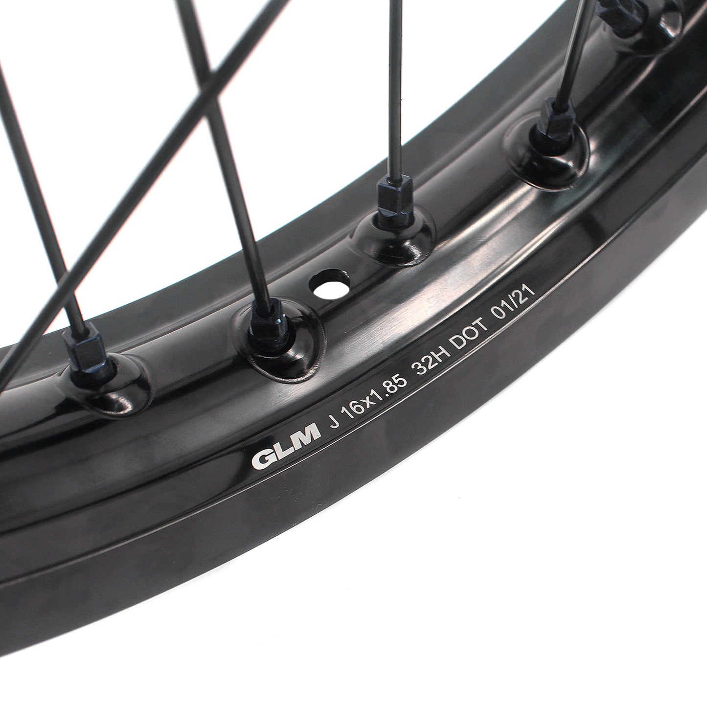 US Stock KKE 1.85*16" Electric Dirtbike Rear Wheels Rim Fit SurRon Light Bee-X 2019-2025 All Black - Howling Moto
