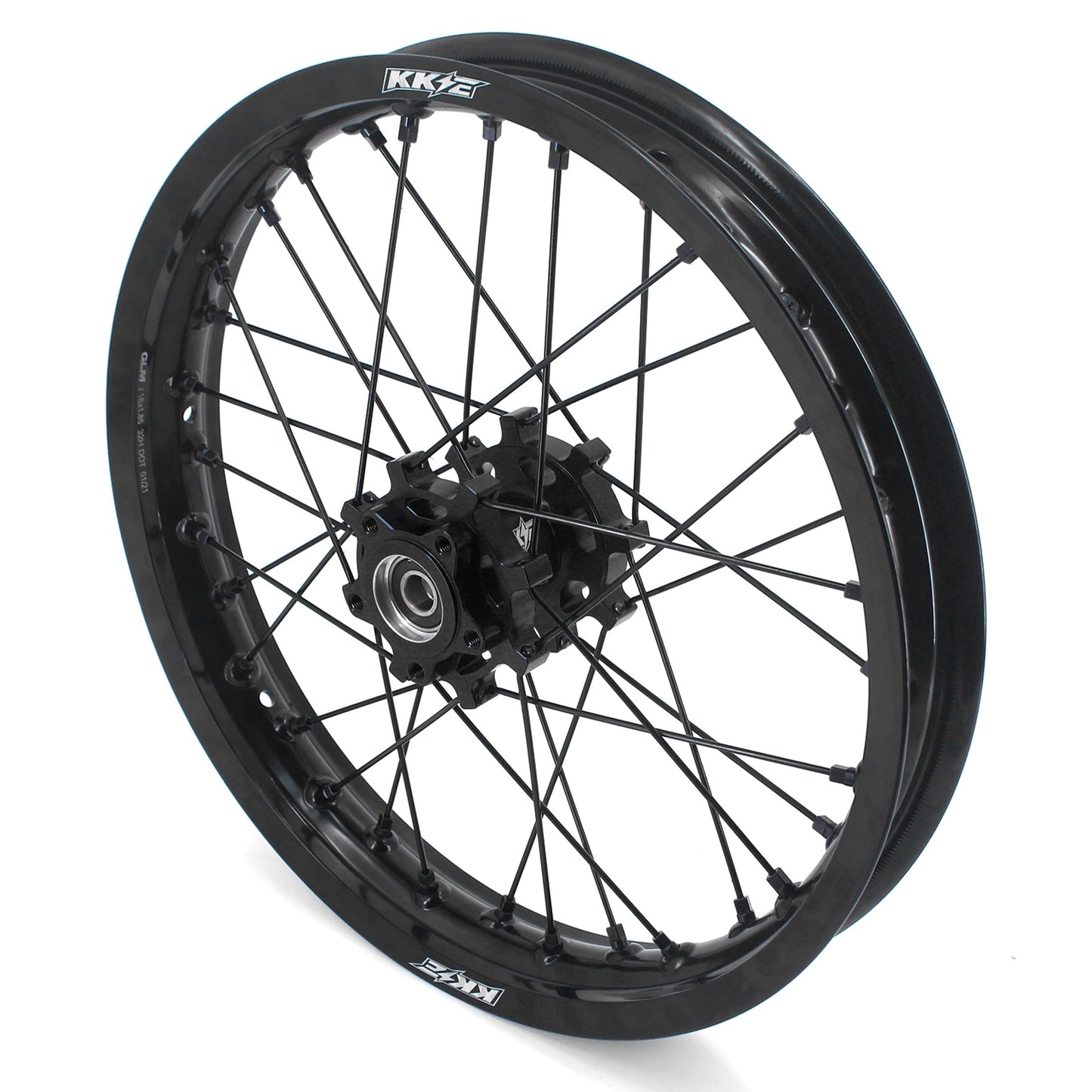 US Stock KKE 1.85*16" Electric Dirtbike Rear Wheels Rim Fit SurRon Light Bee-X 2019-2025 All Black - Howling Moto