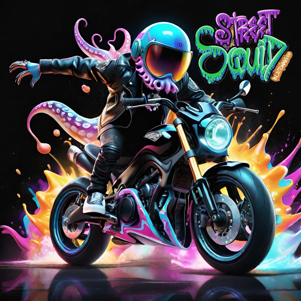 STREET SQUID KEYTAG - Howling Moto