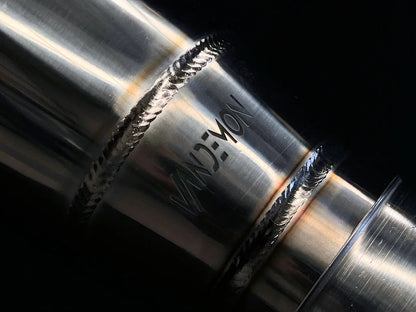Bill's Exhausts Vandemon polished titanium exhaust system for Kawasaki Ninja ZH2 2020-25, featuring a sleek logo design.