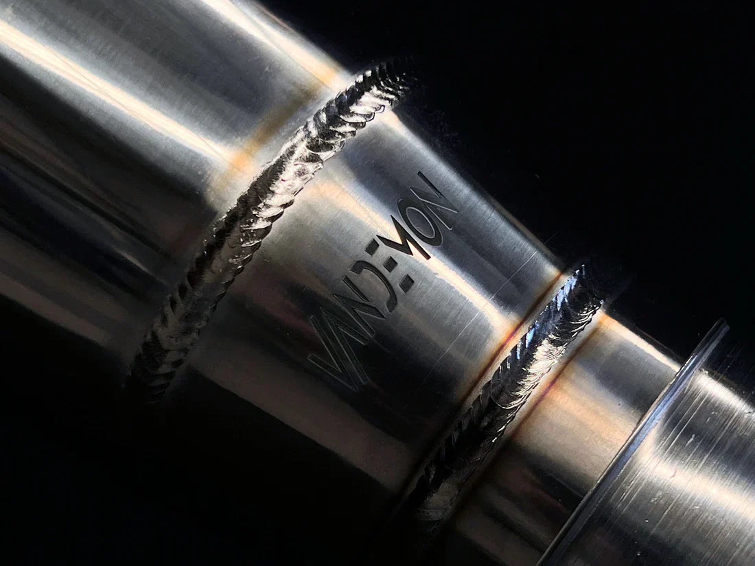 Bill's Exhausts Vandemon polished titanium exhaust system logo on a black background for Kawasaki Ninja ZH2 2020-25.