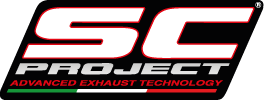 SC-Project CR-T slip-on carbon exhaust logo from Bill's Exhausts for BMW S1000RR and M1000RR models, sporty and lightweight design.