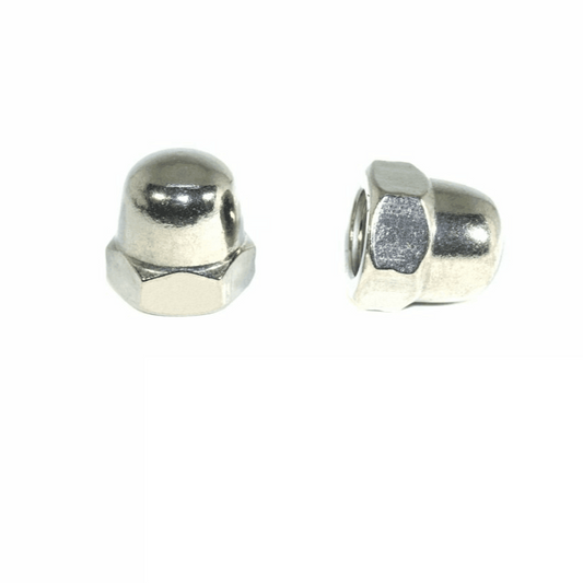 ZSPEC M6-1.0 Acorn Nuts, SUS304 Stainless Steel, 10-Pack - Howling Moto