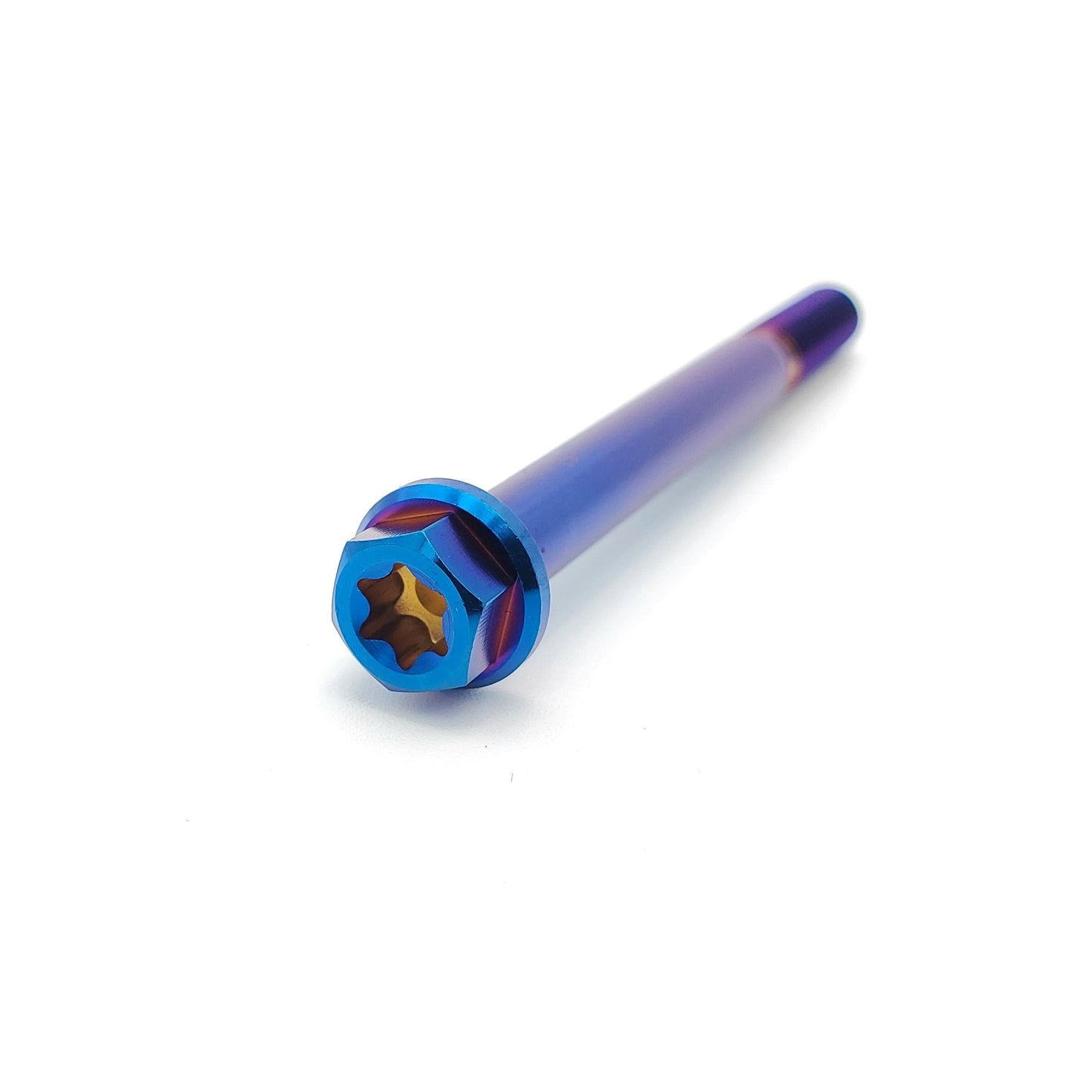 Titanium M6 bolts from Warp9Racing, showing a set of sturdy, lightweight bolts with threaded shanks and hex heads.