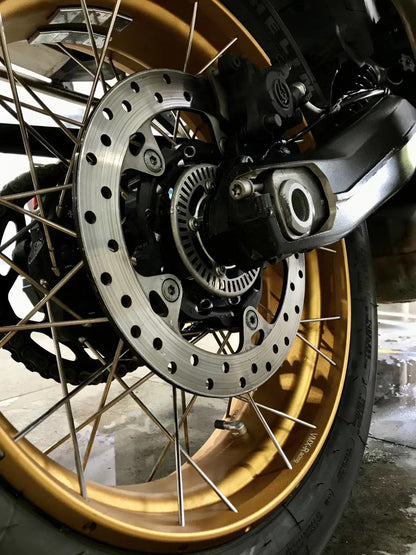 VMX-Racing 19in. 17in. Tubeless Wheels Fit For BMW F750GS 2019-2024 Gold GLM Rims - Howling Moto