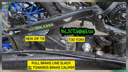 RAWRR MANTIS X 58 TOOTH REAR SPROCKET MAX TORQUE CONVERSION KIT - Howling Moto