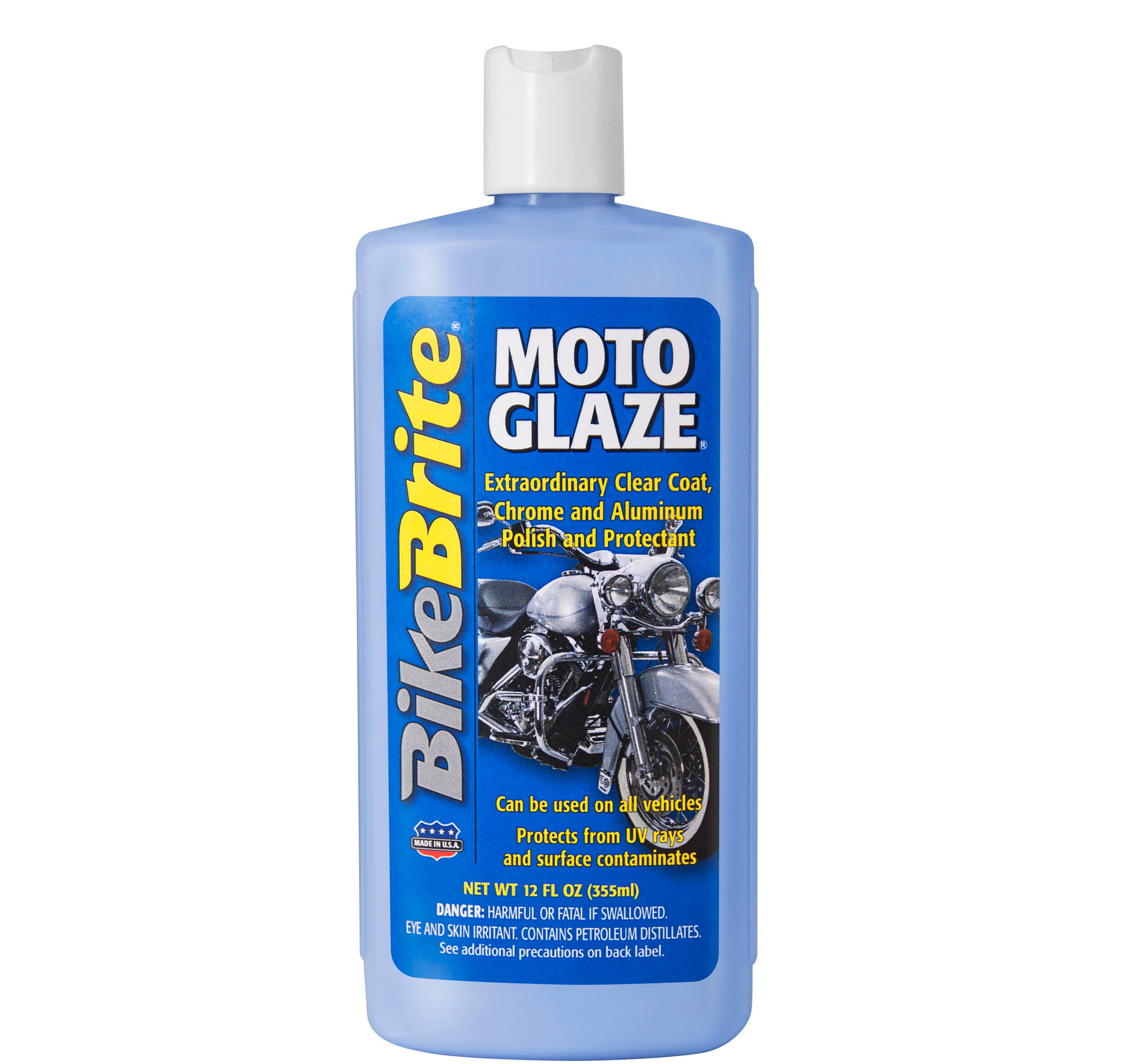 Motorcycle cleaning kit by Bike Brite Online with bottles and brushes for motorcycle maintenance and detailing.