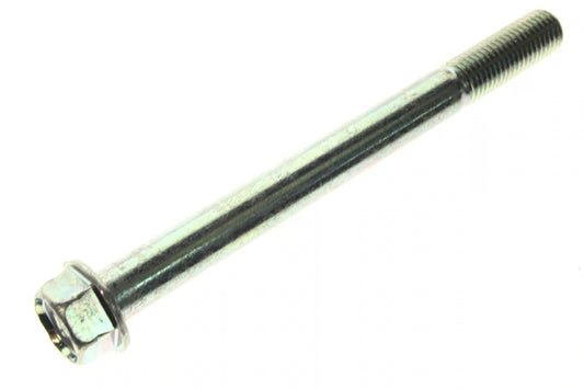 Honda Grom flange bolt 10x110mm fastener shown in silver metal, designed for durable motorcycle hardware installation.
