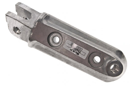 Honda Grom Monkey left footpeg arm for 2014-2024, OEM motorcycle part, showing the black metal footpeg arm with mounting points.