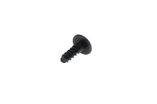 Kawasaki Z125 Pro black screw, 4x12 hardware screw for motorcycle assembly, shown against a neutral background.