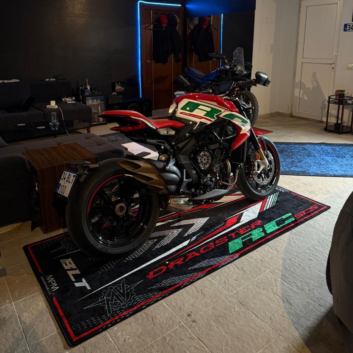 MPM Motorcycle Mat for MV Agusta Dragster RC - MM4265 - Howling Moto