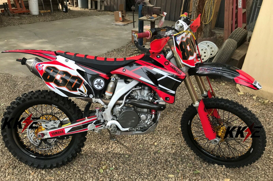 KKE 21" & 19" Mx Diretibke Wheels For YAMAHA YZ125/250 1999-2016 YZ250F/450F 2003-2015 Black Spokes With Disc - Howling Moto