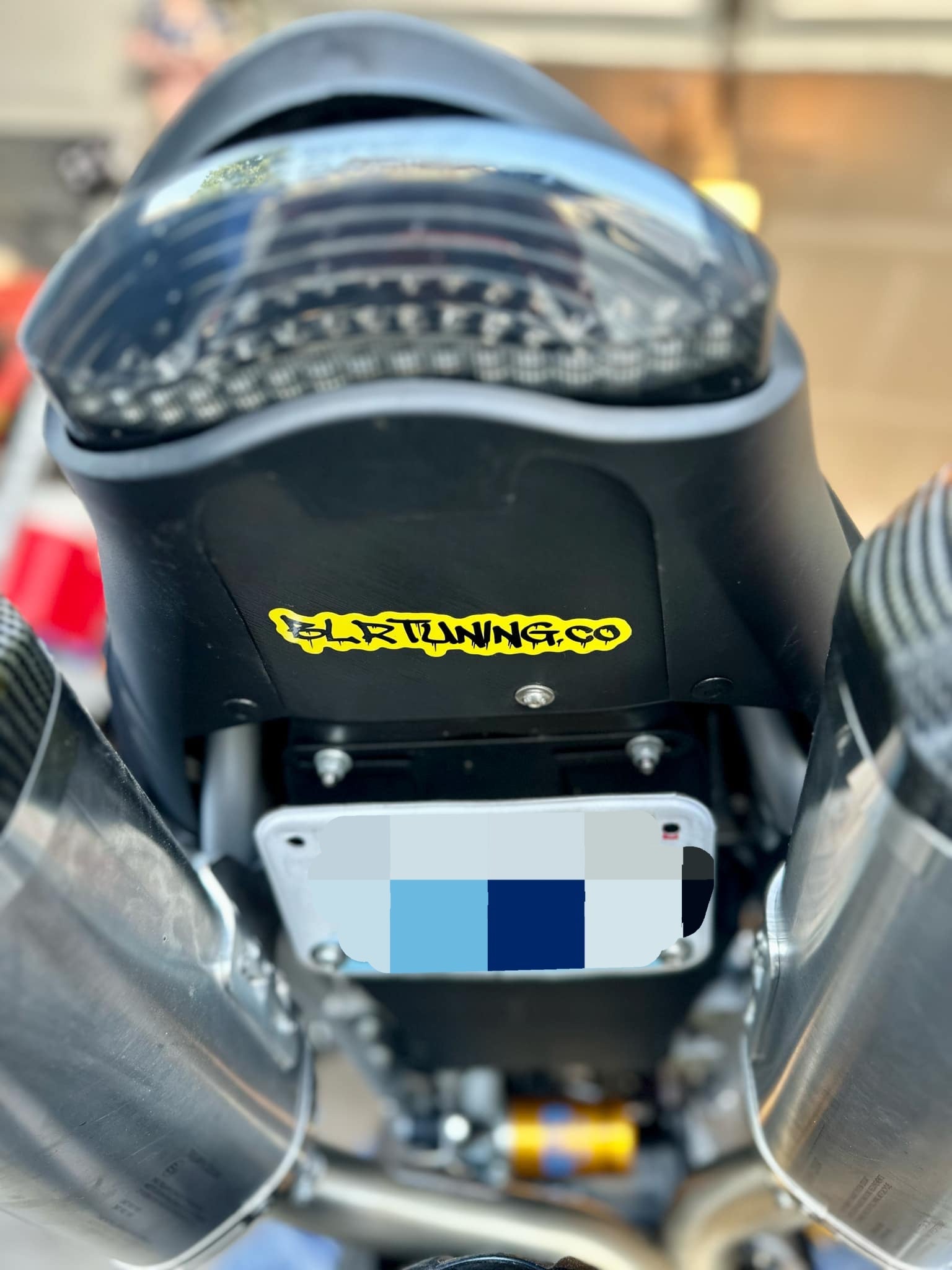 TRIUMPH SPEED TRIPLE 1050 RS TAIL DELETE BLOCK OFF PLATE 2016 TO 2020 - Howling Moto