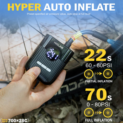 Hycline Mini Electric Bike Pump - Howling Moto