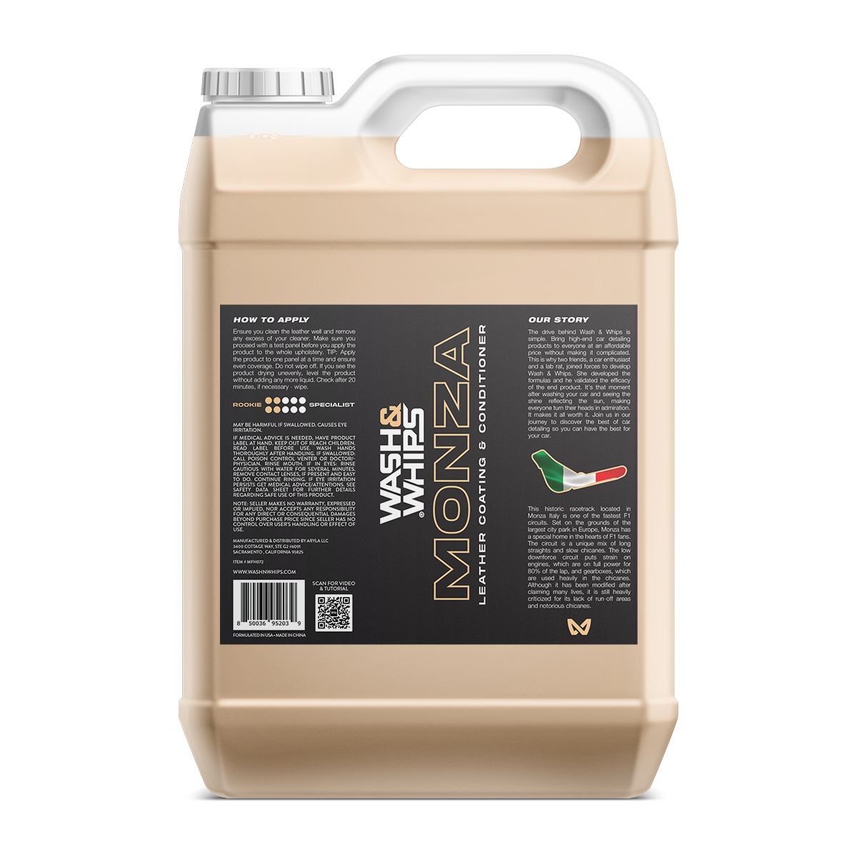 WASH&WHIPS Monza Leather Coating & Conditioner - Howling Moto