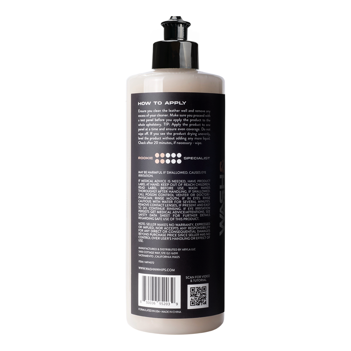 WASH&WHIPS Monza Leather Coating & Conditioner - Howling Moto