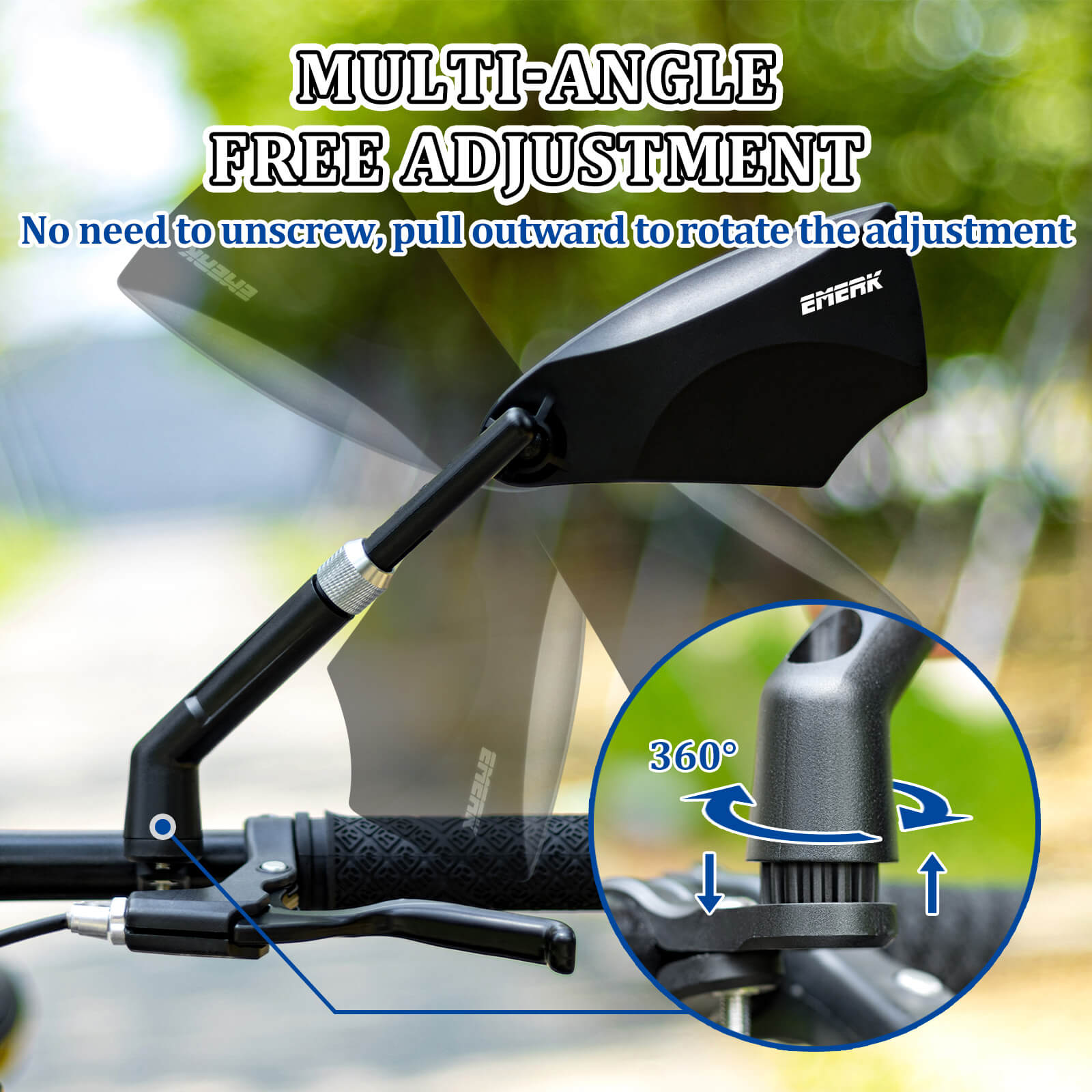 Handlebar Bike Mirror - Howling Moto