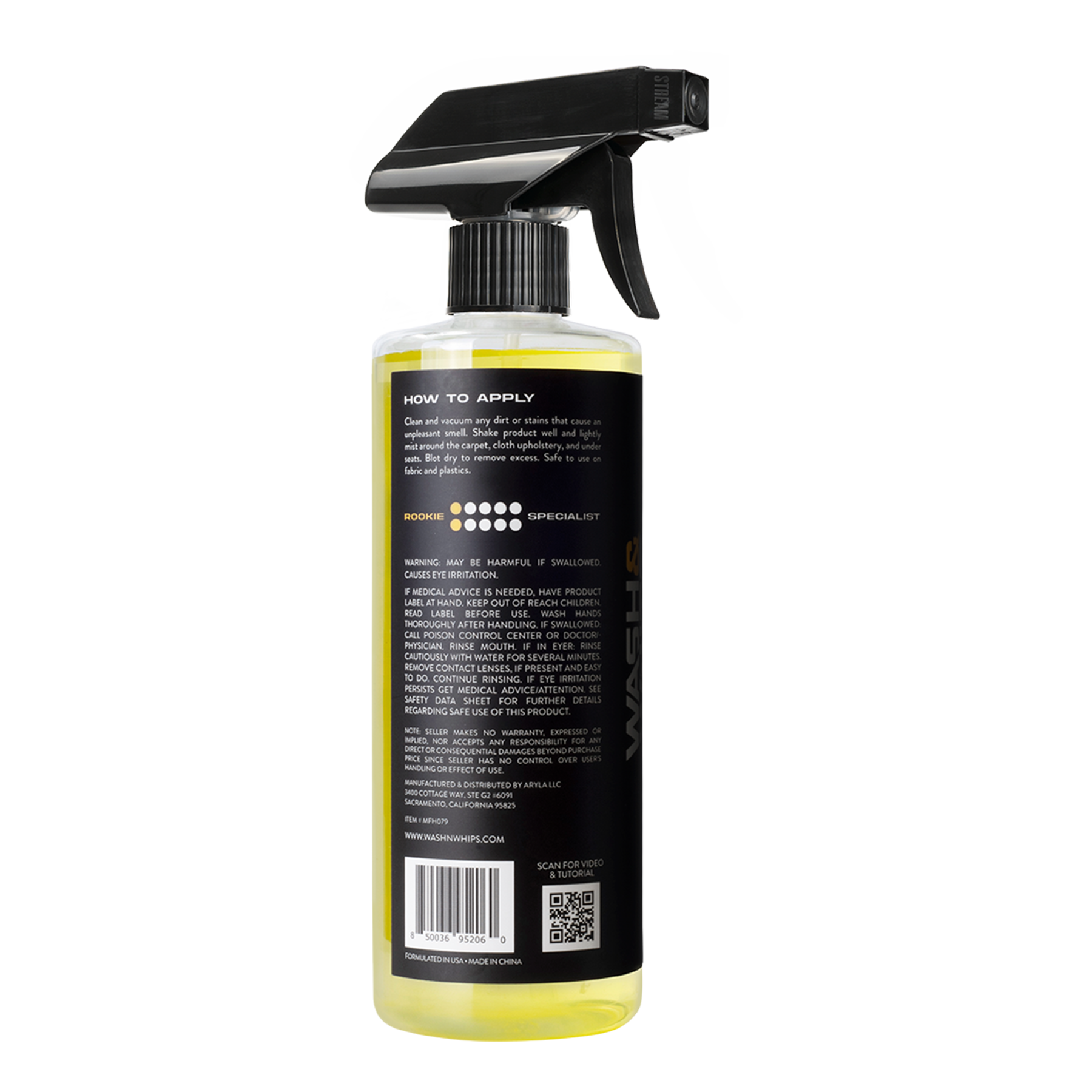 WASH&WHIPS Musk Odor Eliminator [New Customer Offer 16oz (see promo in cart)] - Howling Moto