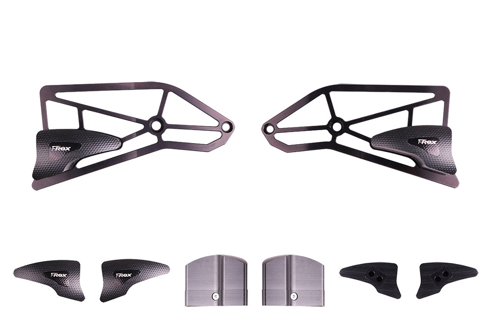 2016 - 2023 Kawasaki Z125 Pro No Cut Frame Sliders