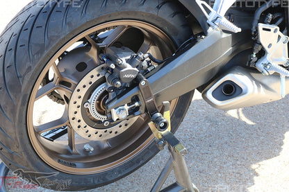 T-Rex Racing Spool Adapters for Honda CB650F, CBR650F, CB650R & CBR650R (2014–2024)