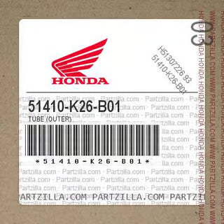 Honda Grom and Monkey OEM outer fork tubes for suspension, shown in a close-up image highlighting the metal finish and construction details.