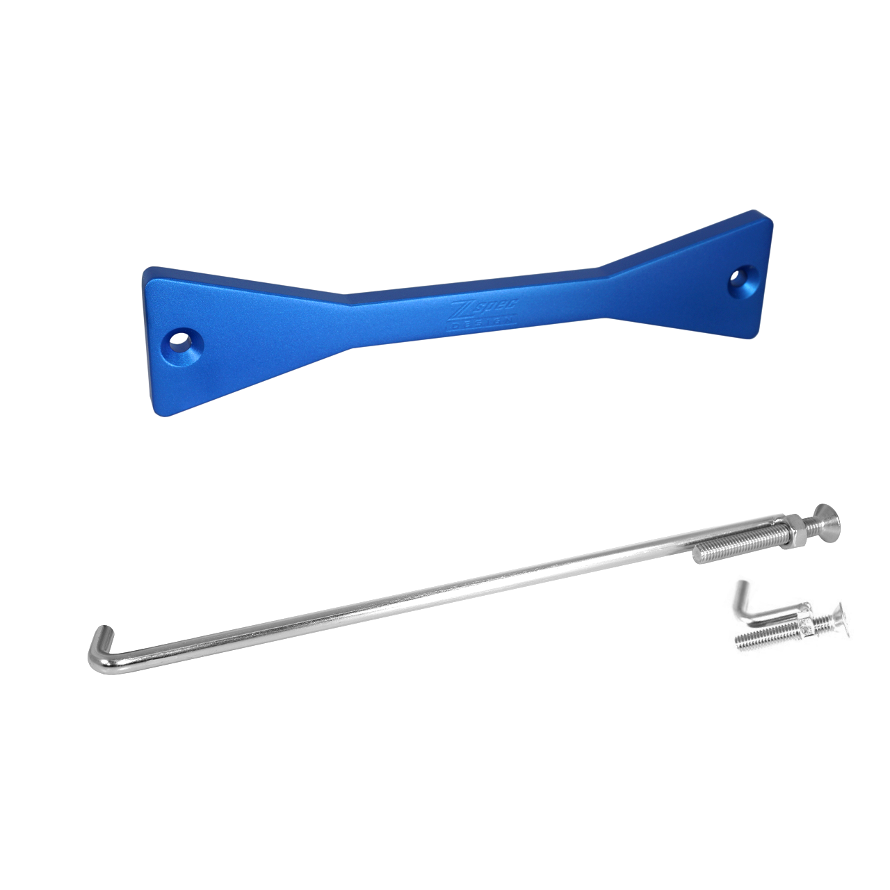 ZSPEC Battery Hold Down/Bracket for '03-09 Nissan 350z Z33, Billet w/ Stainless Hardware - Howling Moto