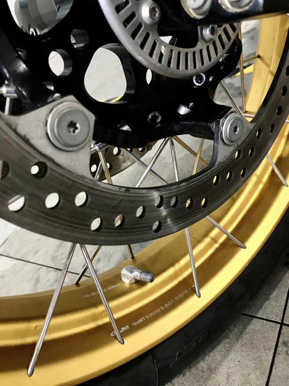VMX-Racing 19in. 17in. Tubeless Wheels Fit For BMW F750GS 2019-2024 Gold GLM Rims - Howling Moto