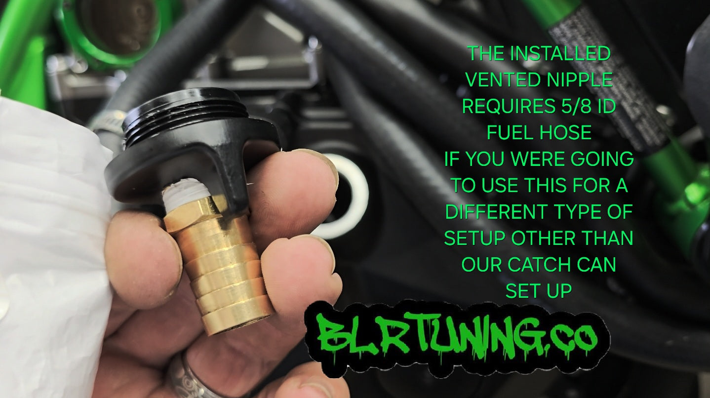 KAWASAKI ZH2 VENTED OIL CAP FOR VENTING CRANK CASE - Howling Moto