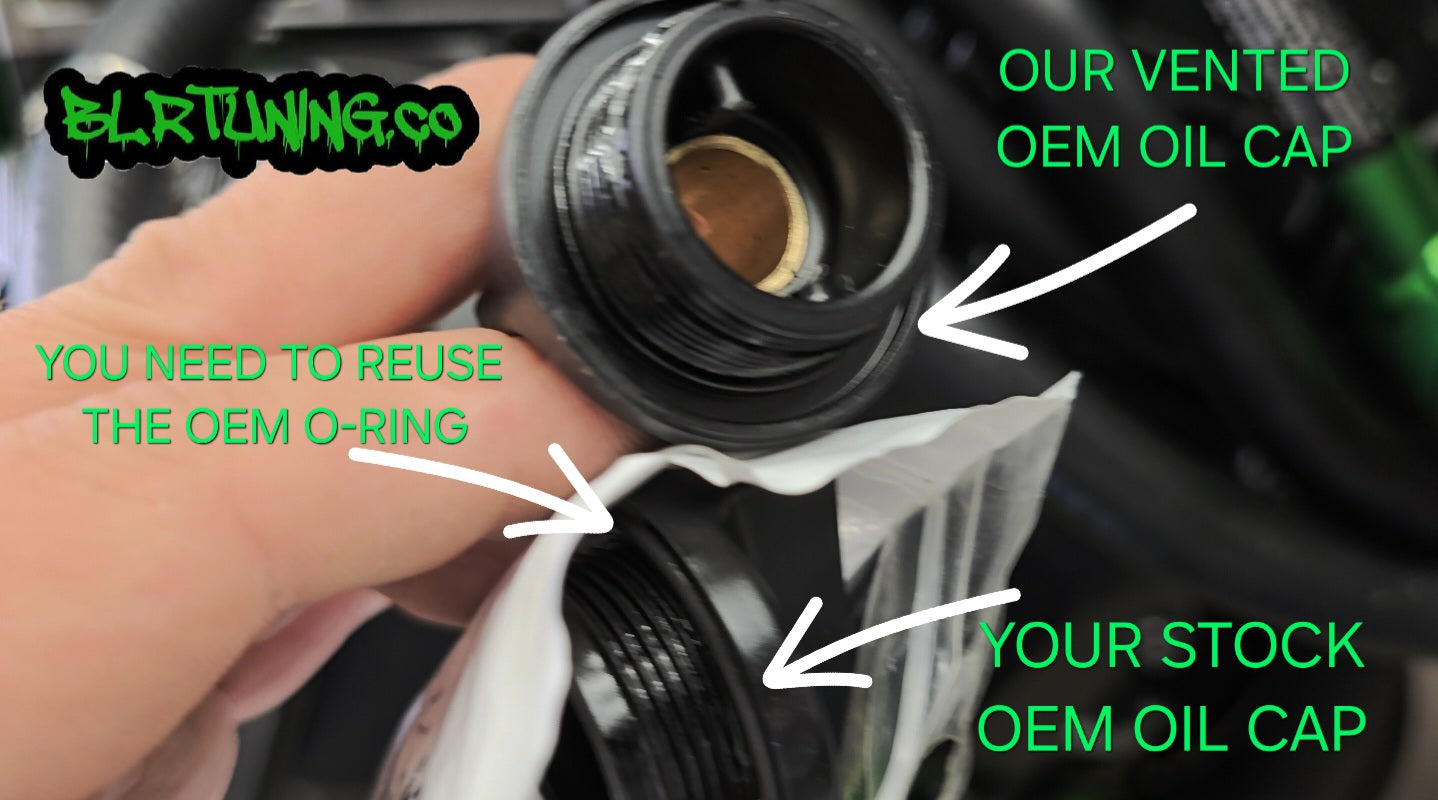 KAWASAKI ZH2 VENTED OIL CAP FOR VENTING CRANK CASE - Howling Moto