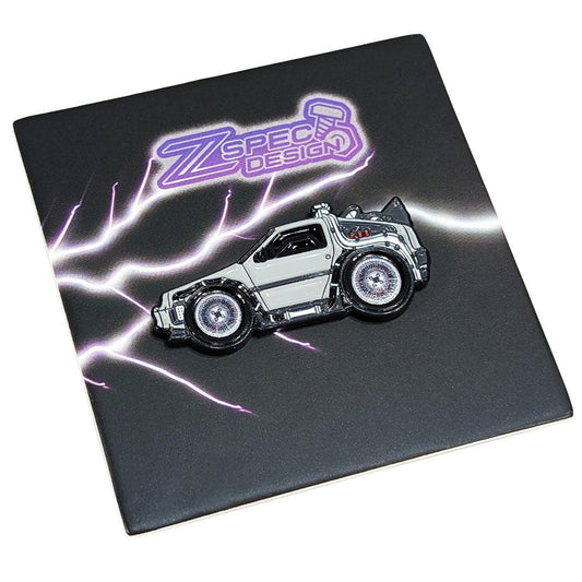 ZSPEC Collector Lapel / Hat Pin - DeLorean DMC-12 88mph - Howling Moto