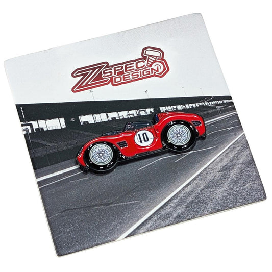 ZSPEC Collector Lapel / Hat Pin - Red Barchetta Race Car - Howling Moto