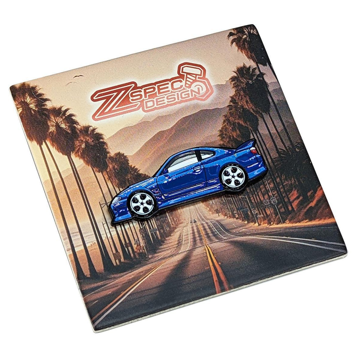 ZSPEC Collector Lapel / Hat Pin - Blue Silvia S15 Cruiser - Howling Moto