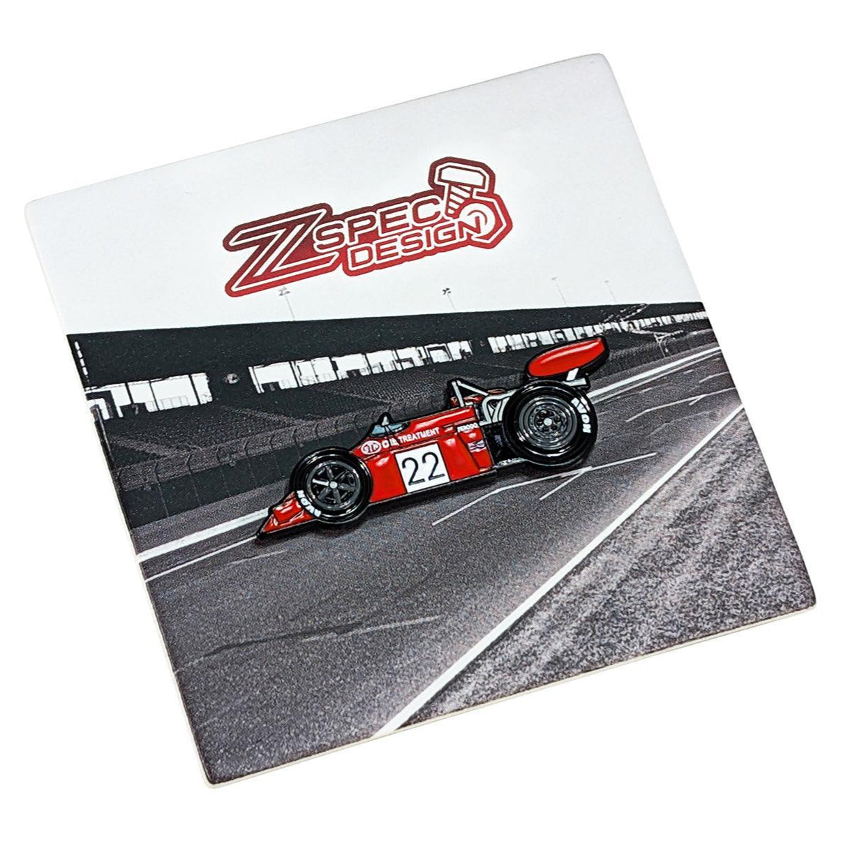 ZSPEC Collector Lapel / Hat Pin - Red Formula Racing Legend - Howling Moto