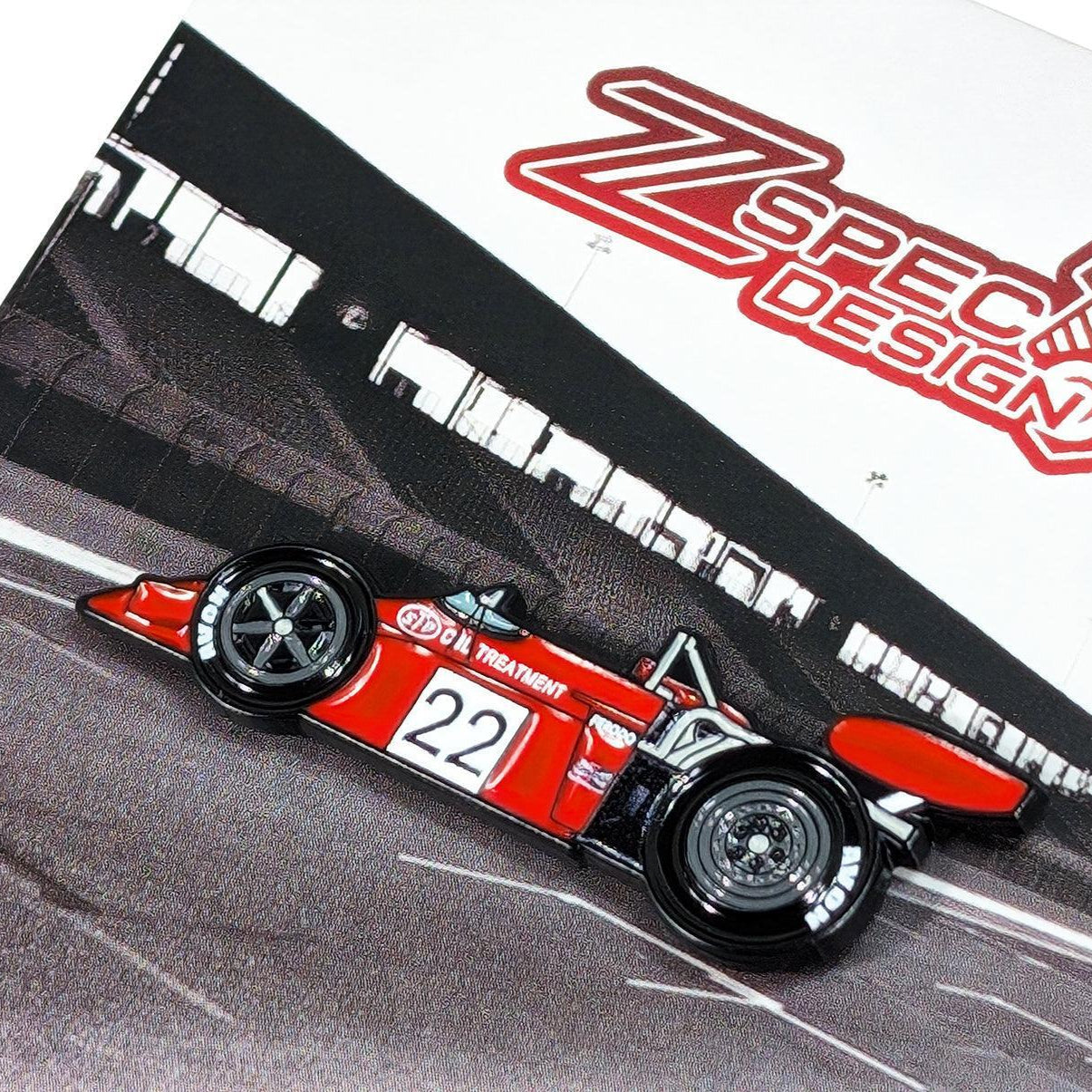 ZSPEC Collector Lapel / Hat Pin - Red Formula Racing Legend - Howling Moto