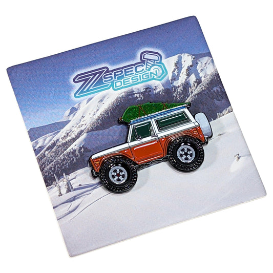 ZSPEC Collector Lapel / Hat Pin - Bronco 4WD Holiday Edition - Howling Moto