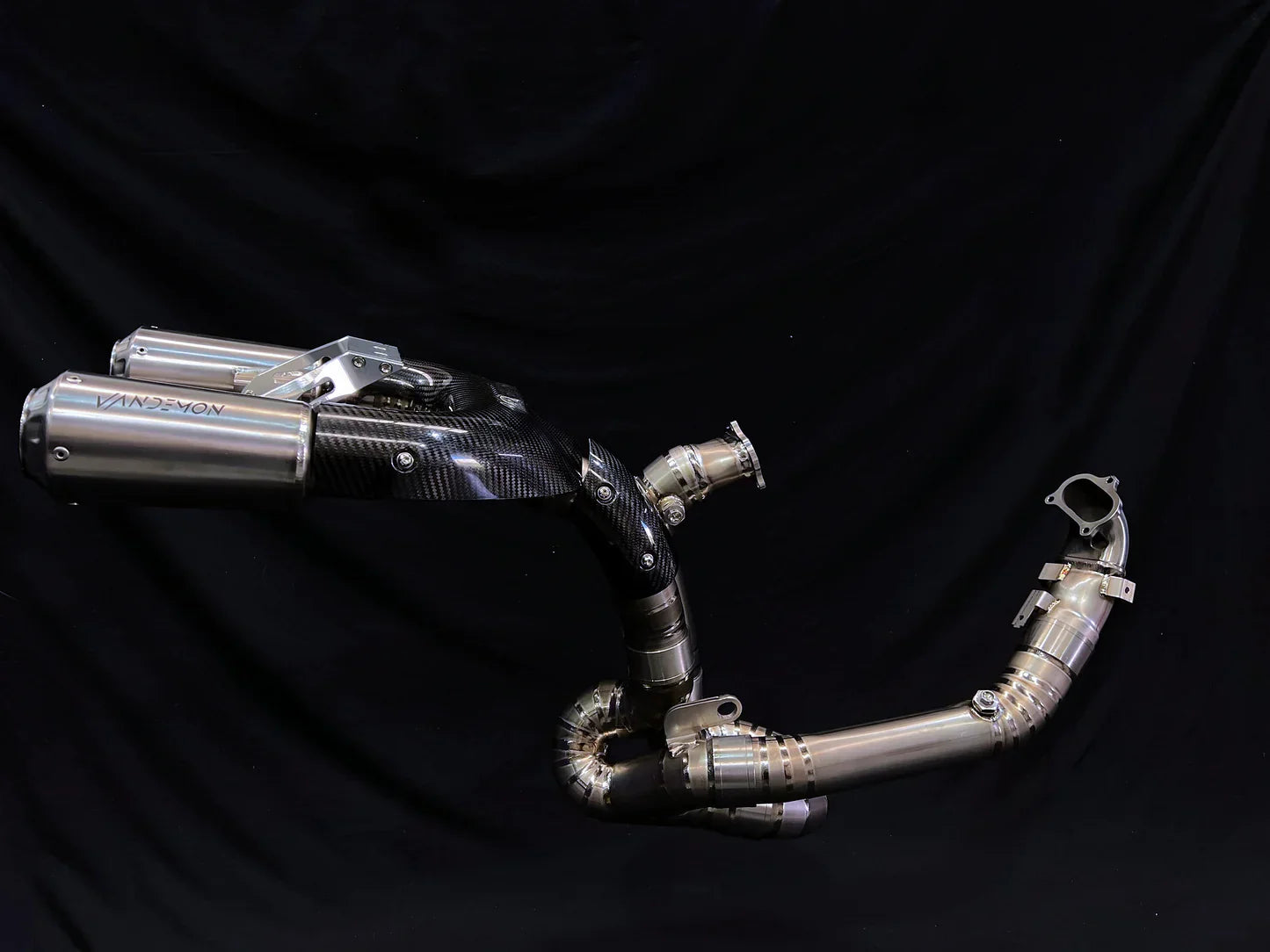IN STOCK Vandemon  Ducati Panigale 899-959 & Corse Vandemon High Mount Titanium Exhaust System  DUC959TIEXHMESA VA-4 - Howling Moto