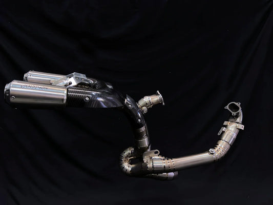 IN STOCK Vandemon  Ducati Panigale 899-959 & Corse Vandemon High Mount Titanium Exhaust System  DUC959TIEXHMESA VA-4 - Howling Moto