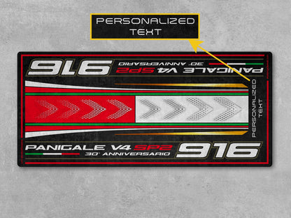 Motorcycle Mat for Ducati Panigale V4 SP2 30th Anniversary - MM4120 - Howling Moto
