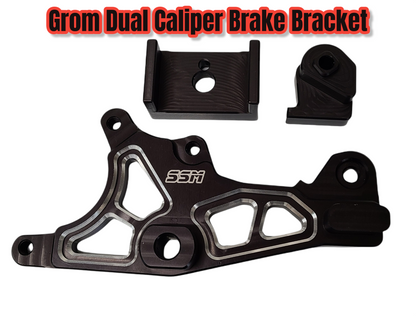 GROM Dual Caliper Brake Bracket - Howling Moto