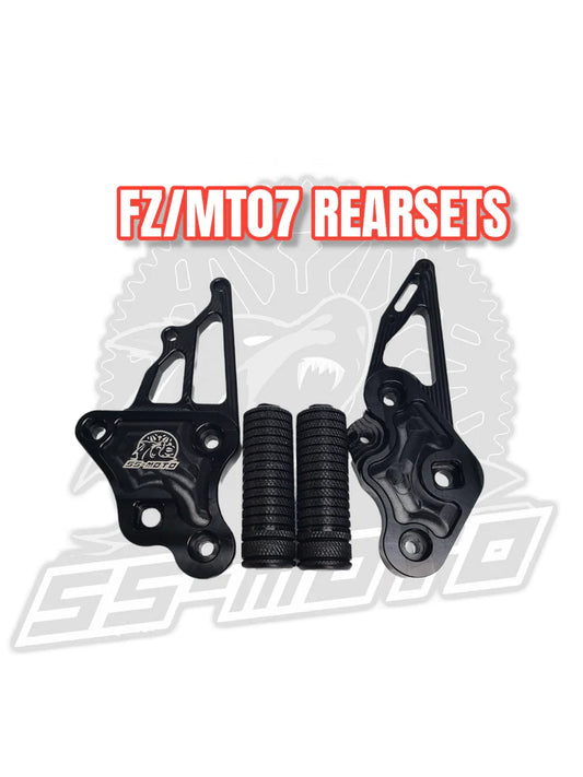 SS- MOTO Rearsets with Solid Footpegs