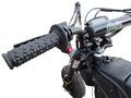 Electro & Co The Rizzler™ SPORT electric mini bike with 8,000W motor, 60 MPH speed, 72V stunt e-moto, front view on a plain background.