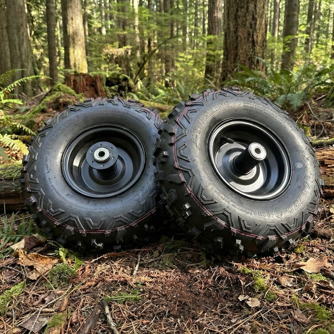 Rizzler Knobby Dirt Tire & Wheel Set