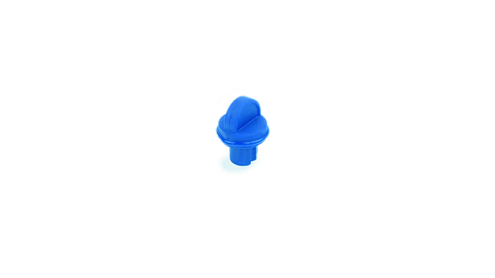 Onewheel Pint charger port plugs in vibrant hot blue silicone dust cover for protection and style.